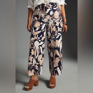 Maeve Anthropologie The Colette Cropped Wide Leg Pants Jo Faulkner